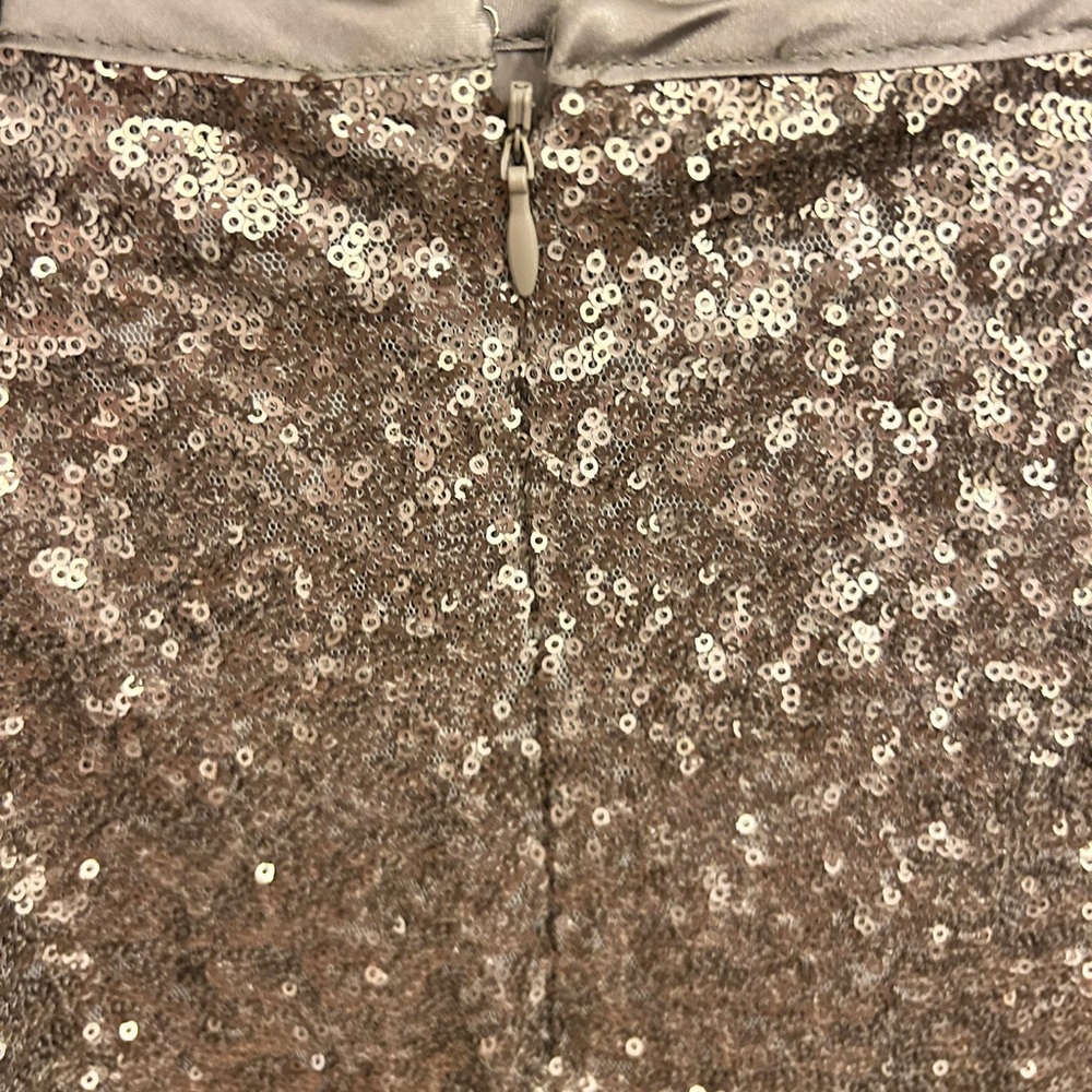 Sequin Silver Skirt - Picture 3 of 4